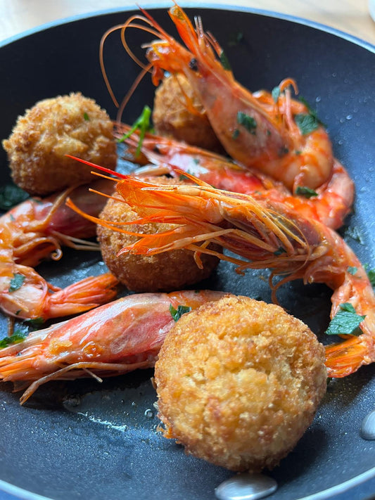 🐟 Croquetas de Gamba Roja